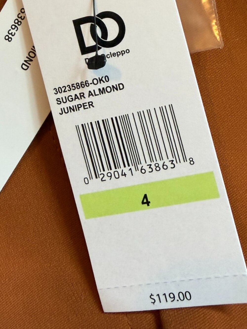 ✨ DO by Dee Ocleppo Utility Wide Leg Suiting Pants 4 NWT Sugar Almond - Picture 6 of 9